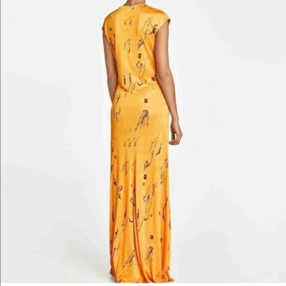 Zara yellow maxi Dress - Picture 3 of 9